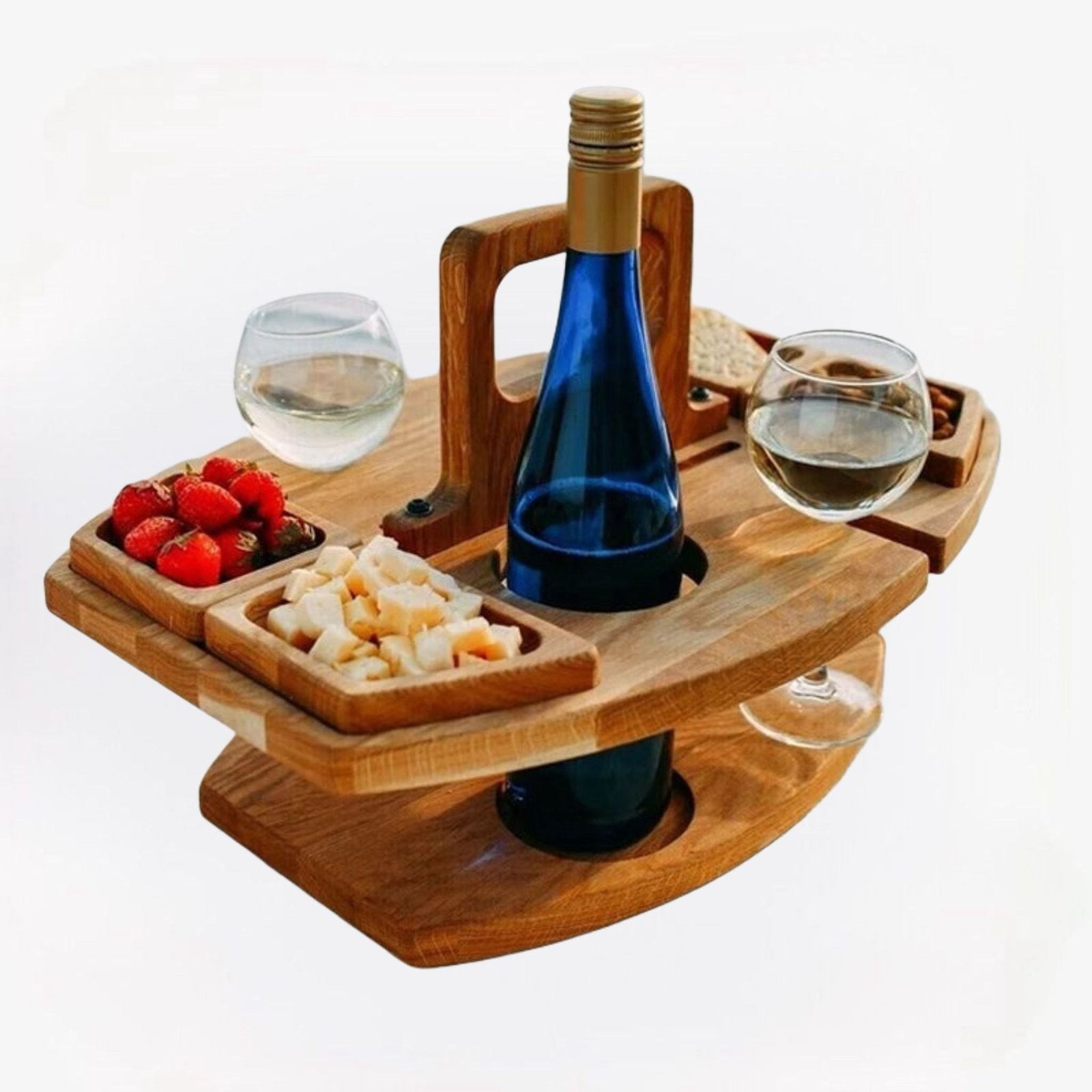 Picknicktisch aus hochwertigem Holz leicht & tragbar