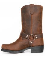 Herren Cowboy Boots Echtleder Western Dezente Erhöhung