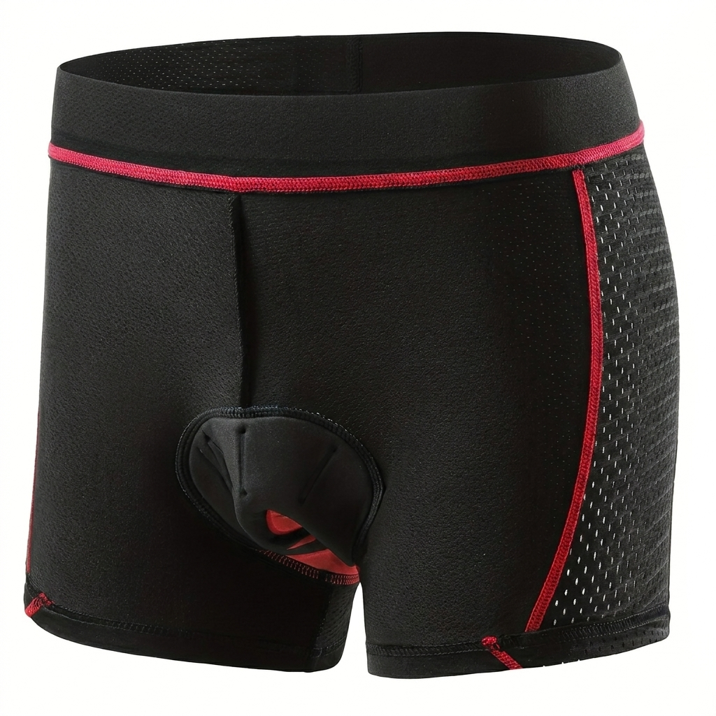 Radhose Unisex Gelpolster atmungsaktiv Polyester – Bild 3