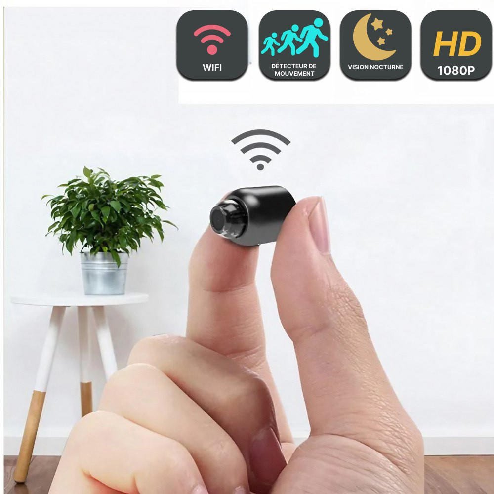 Überwachungskamera Mini WLAN Infrarot Nachtsicht 1080P – Bild 13