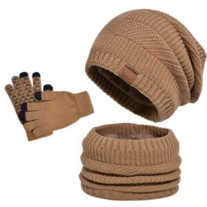 Herren Winterset: Mütze, Schal, Handschuhe, kompletter Schutz