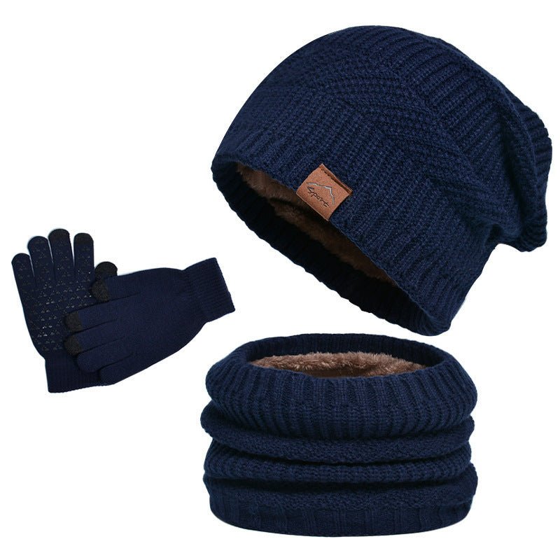 Herren Winterset: Mütze, Schal, Handschuhe, kompletter Schutz – Bild 5