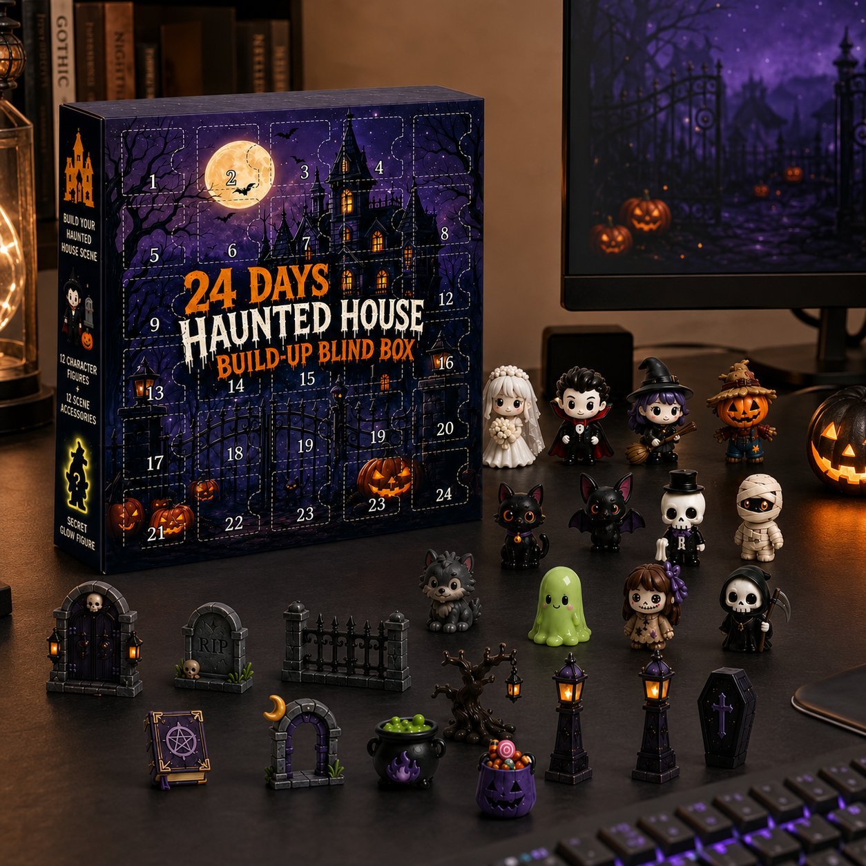 Halloween Adventskalender 24 Einzigartige Grusel-Figuren – Bild 7