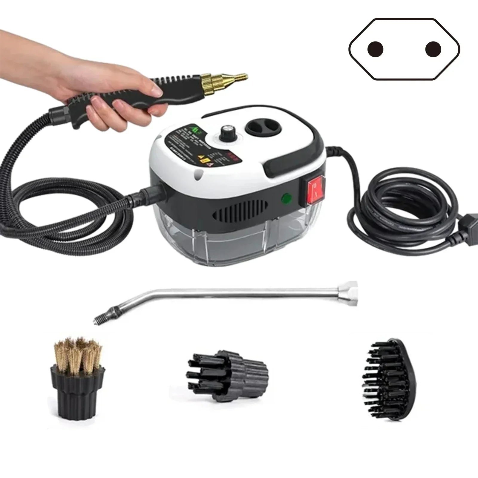 Dampfreiniger 2500W mit 6 einstellbaren Dampfstufen – Bild 10