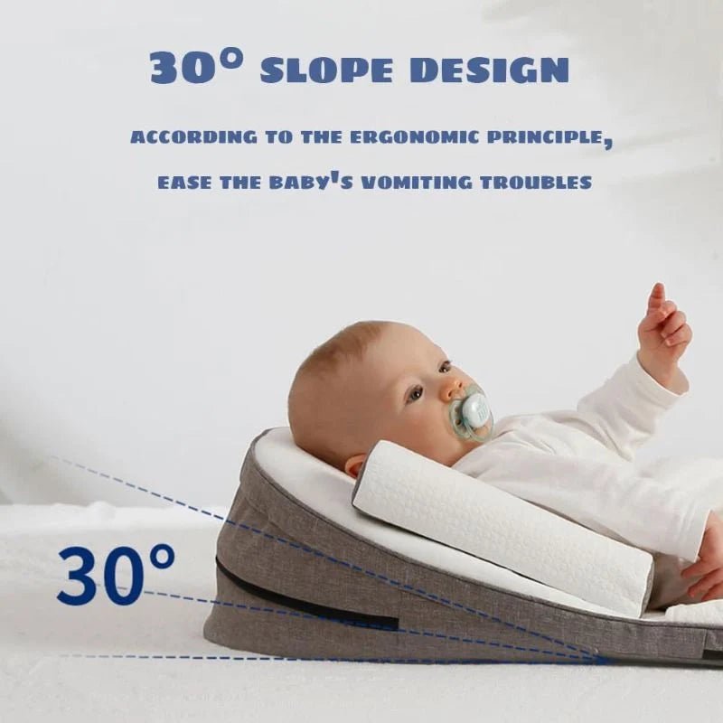 Baby Keilkissen Memory-Schaum Anti-Reflux waschbar – Bild 4