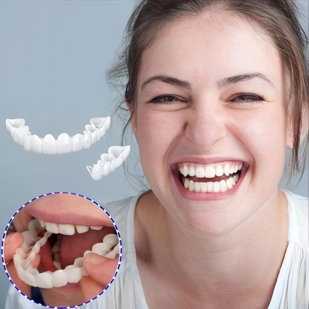 Clip-on Zahnveneers für sofortiges Lächeln oben & unten – Bild 10