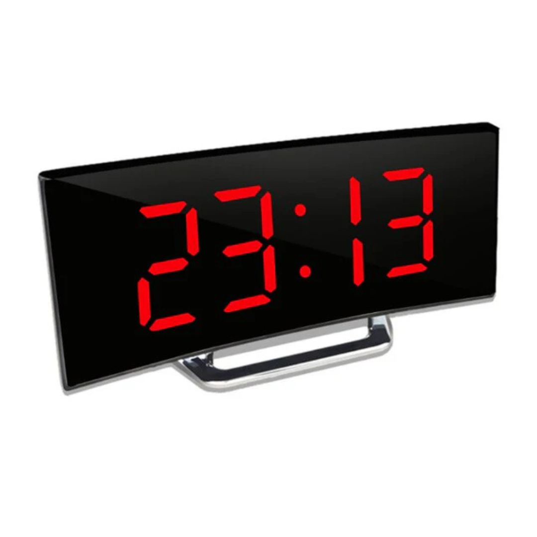 Digitaler Wecker mit Umgebungslichtsensor & gebogenem Display – Bild 11