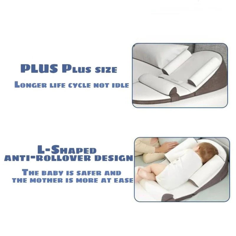Baby Keilkissen Memory-Schaum Anti-Reflux waschbar – Bild 3