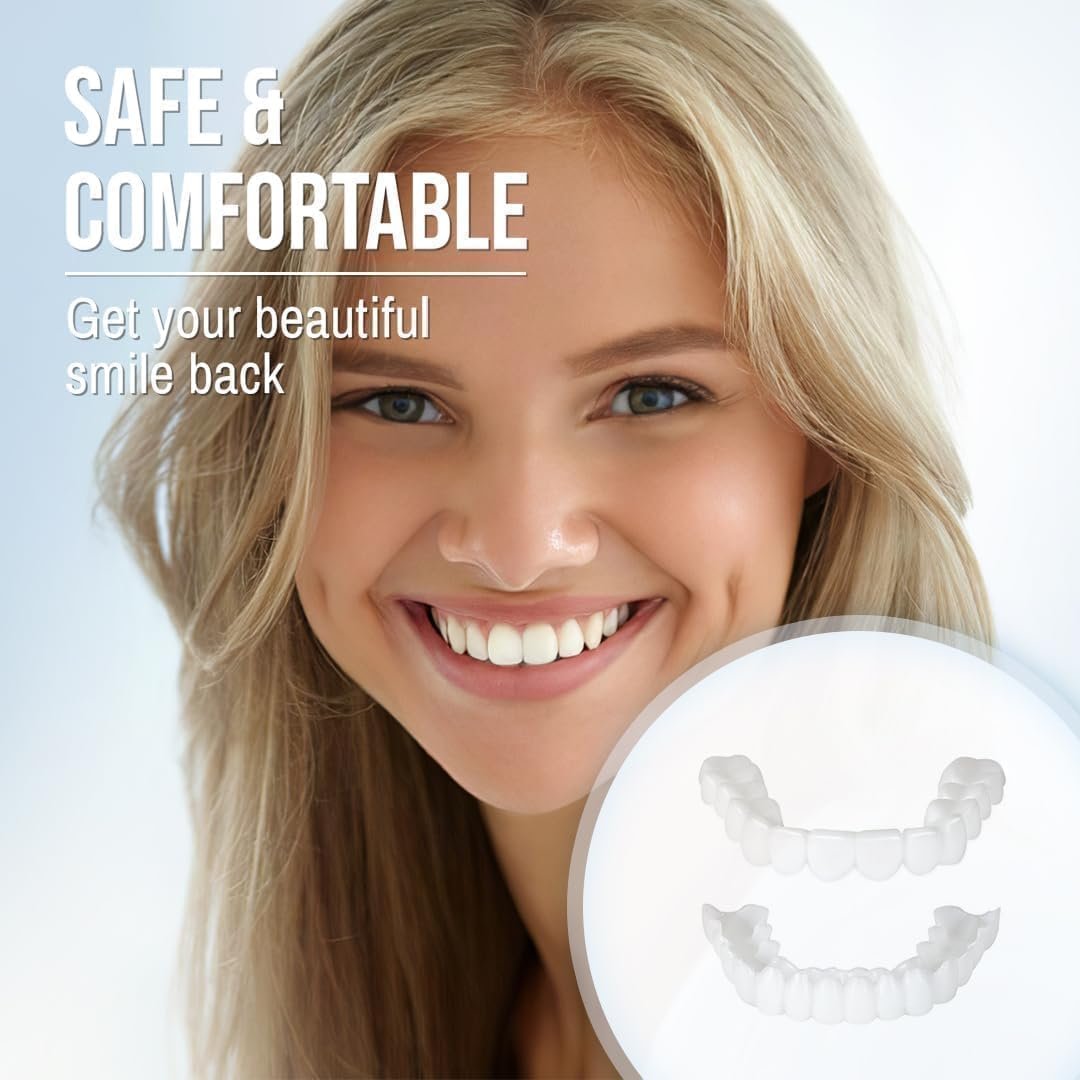 Clip-on Zahnveneers für sofortiges Lächeln oben & unten – Bild 5