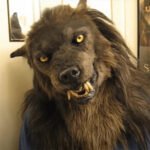 Werwolf Maske für Cosplay & Halloween – Handgefertigt, atmungsaktiv