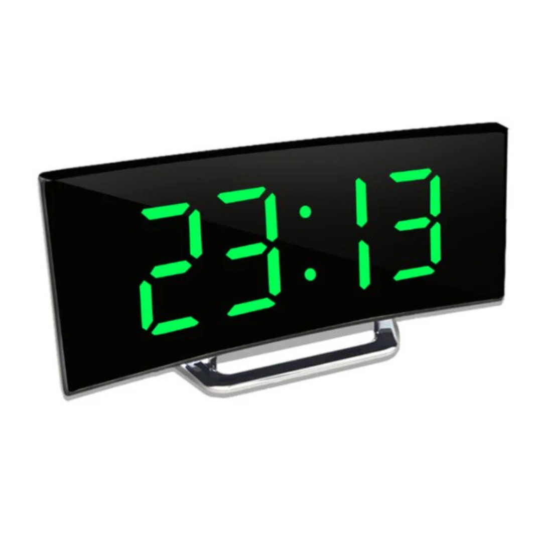 Digitaler Wecker mit Umgebungslichtsensor & gebogenem Display – Bild 12