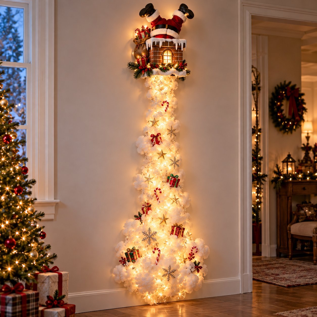 Weihnachts Wandleuchte – Leuchtender Pfad & Bewegungseffekt – Bild 2