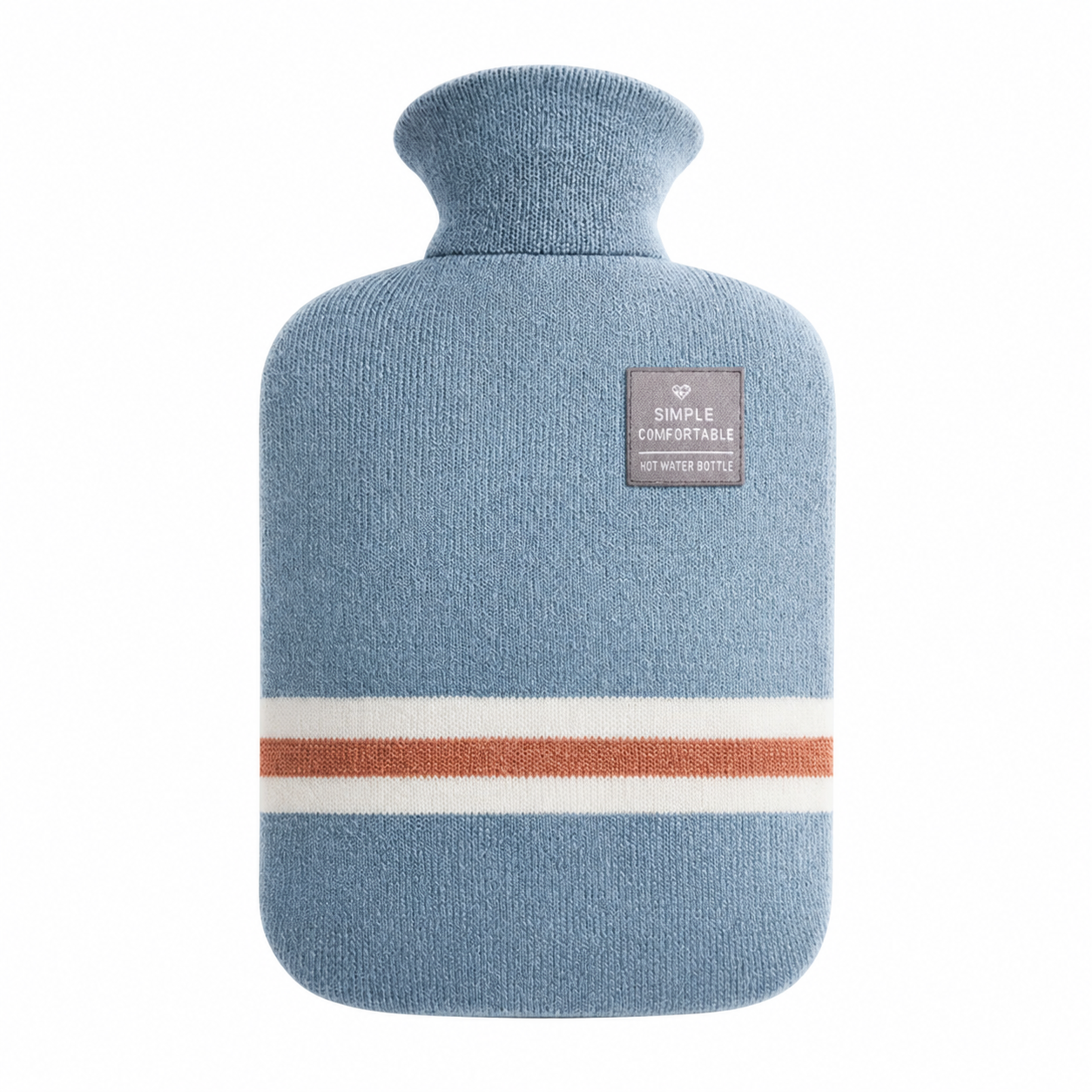 Wärmflasche 2 Liter mit Strickbezug & Kühlfunktion