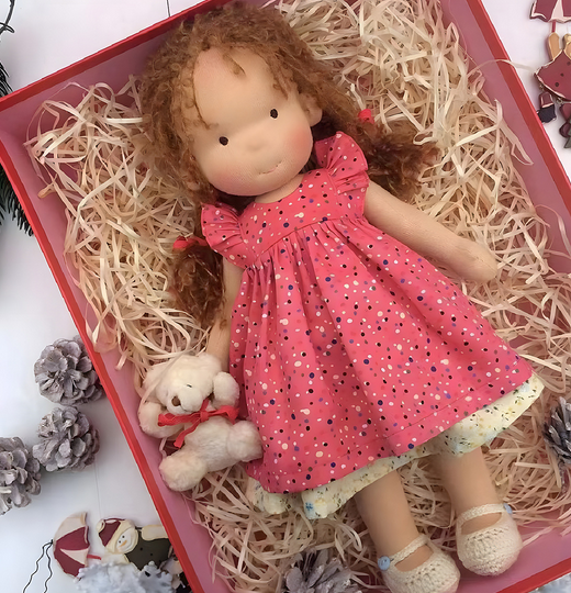 Waldorfpuppe Handgemacht für Kinder | Kreativität & Sozialentwicklung – Bild 19