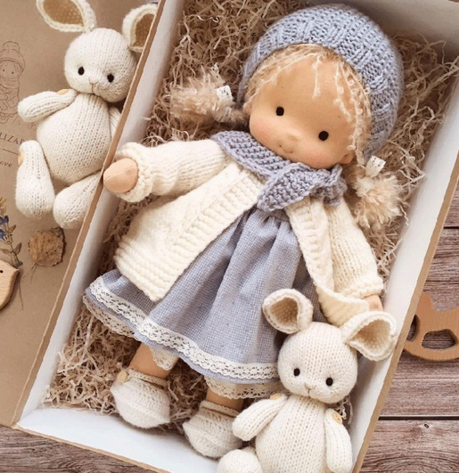 Waldorfpuppe Handgemacht für Kinder | Kreativität & Sozialentwicklung – Bild 2