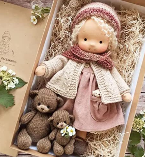 Waldorfpuppe Handgemacht für Kinder | Kreativität & Sozialentwicklung – Bild 6