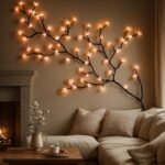 LED-Lichterkette Kirschblüten Rosa 1,6m USB für Innenräume