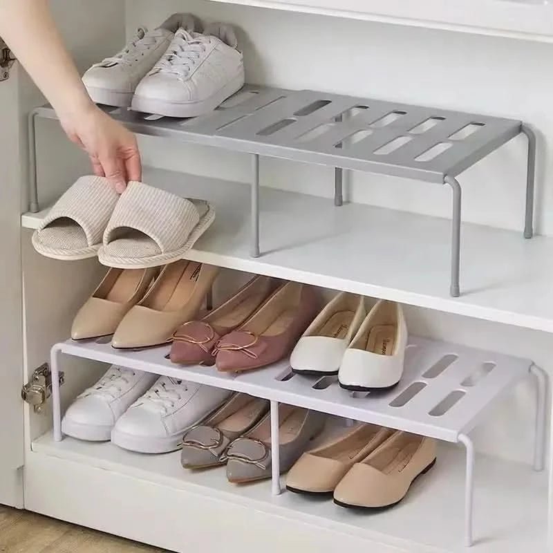 Schuh-Organizer erweiterbar für Schränke & kleine Räume – Bild 3
