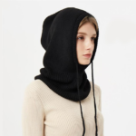 Kapuzenschal multifunktional verstellbar kälteschützend