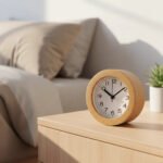 Wecker Buchenholz Quarzwerk ansteigender Alarm kompakt