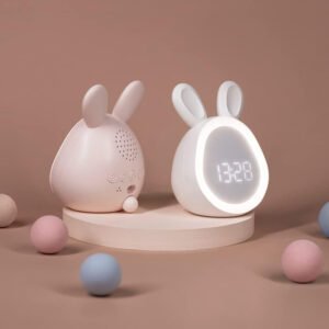 Kinderwecker Hase LED Nachtlicht farbwechselnd USB