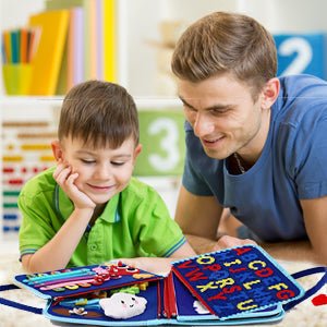 Montessori Motorikbrett für Kleinkinder & Feinmotorik