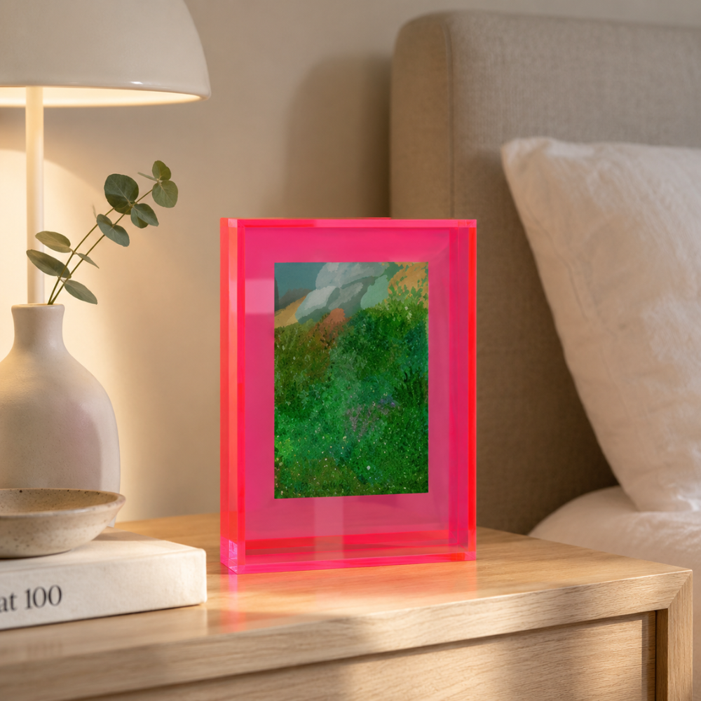 Bilderrahmen Acryl Neonfarben Retro-Stil Wand & Tisch – Bild 12