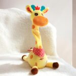 Giraffe Plüschtier singt 60 Lieder & spricht nach, 30cm