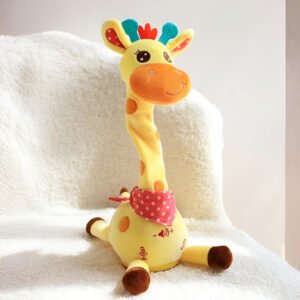 Giraffe Plüschtier singt 60 Lieder & spricht nach, 30cm