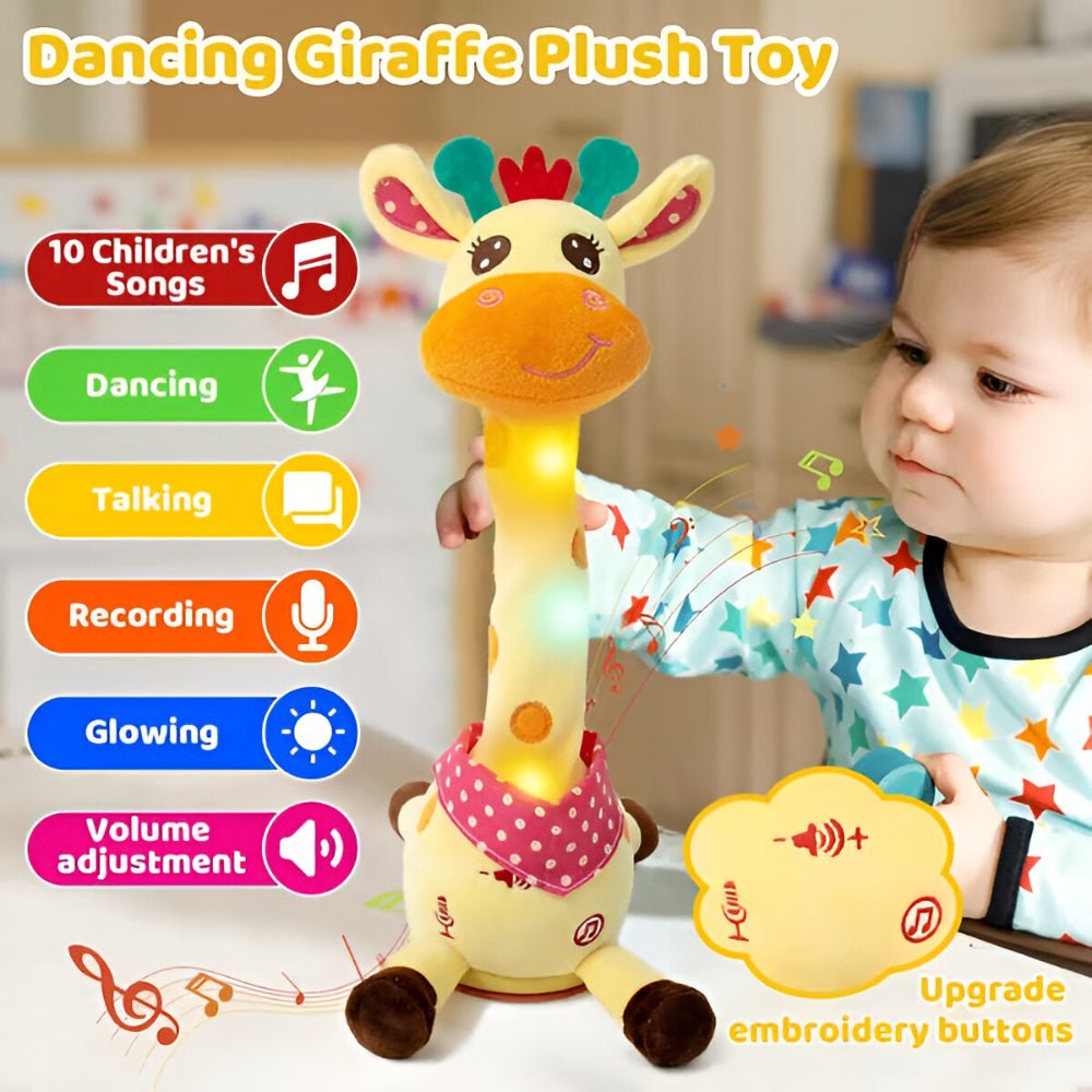 Giraffe Plüschtier singt 60 Lieder & spricht nach, 30cm – Bild 10