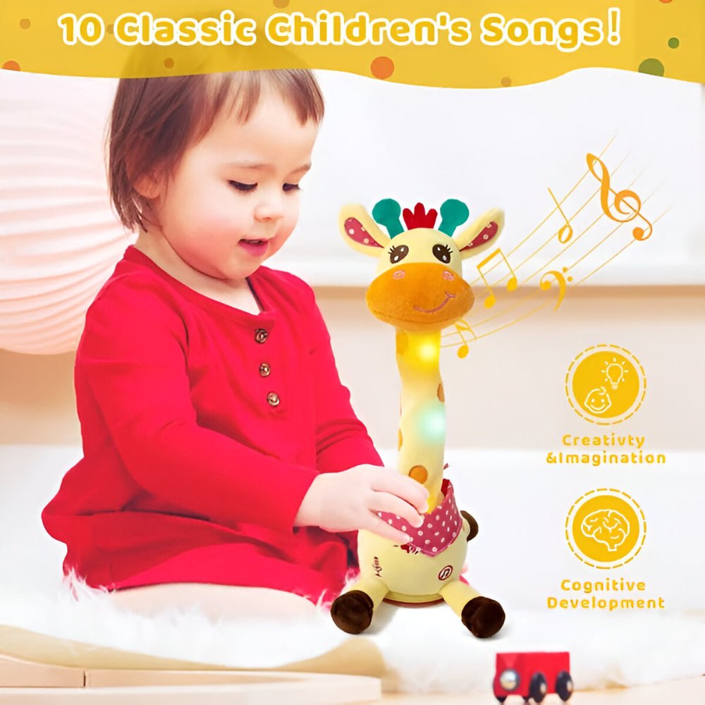 Giraffe Plüschtier singt 60 Lieder & spricht nach, 30cm – Bild 8