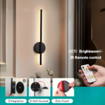 LED-Wandleuchte kabellos dimmbar | USB-C | 3 Lichtfarben | 50/80cm