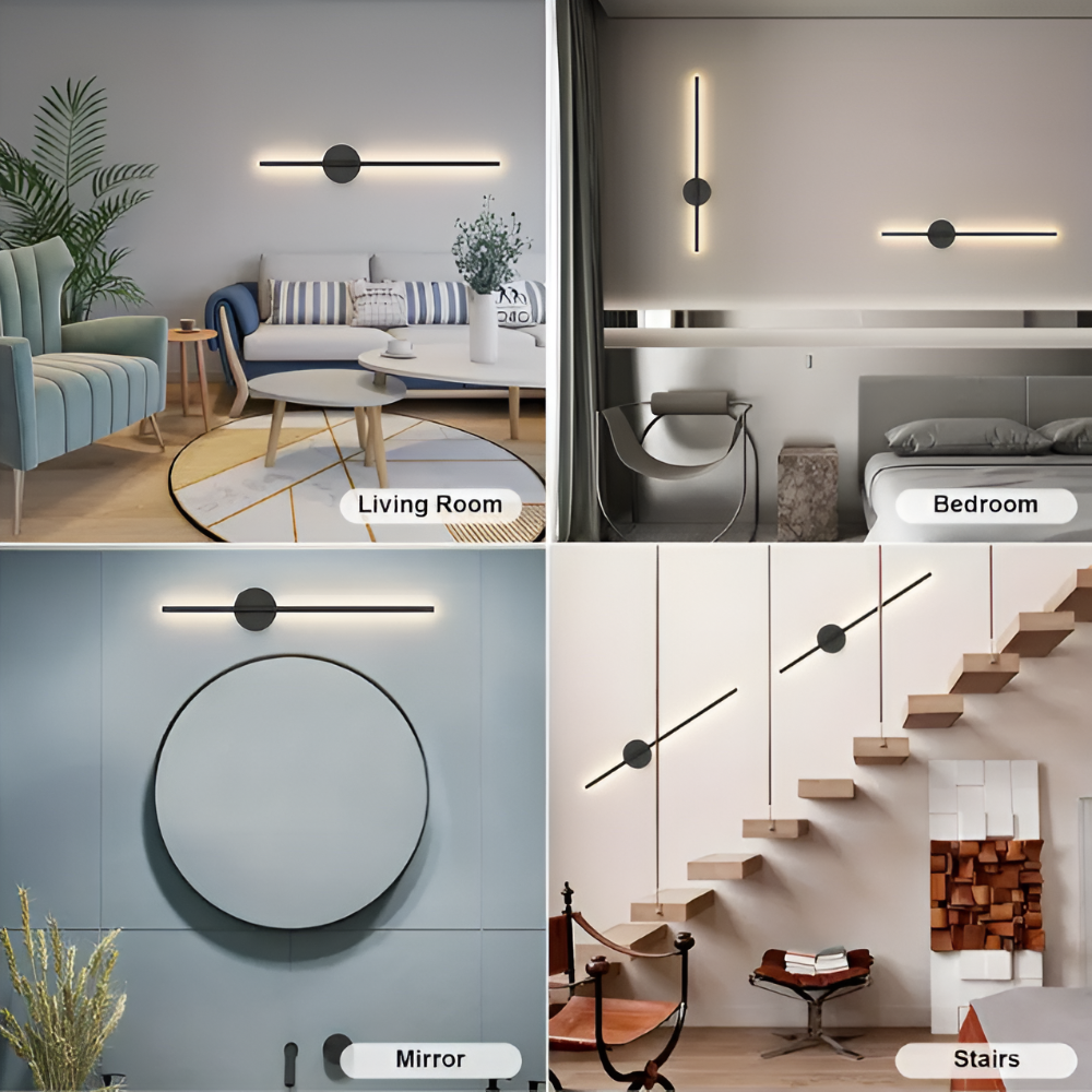LED-Wandleuchte kabellos dimmbar | USB-C | 3 Lichtfarben | 50/80cm – Bild 3