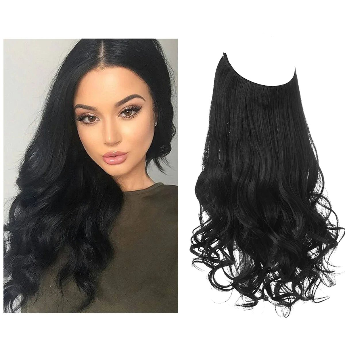 Echthaar Extensions nahtlos hitzestyling-geeignet natürlich – Bild 20