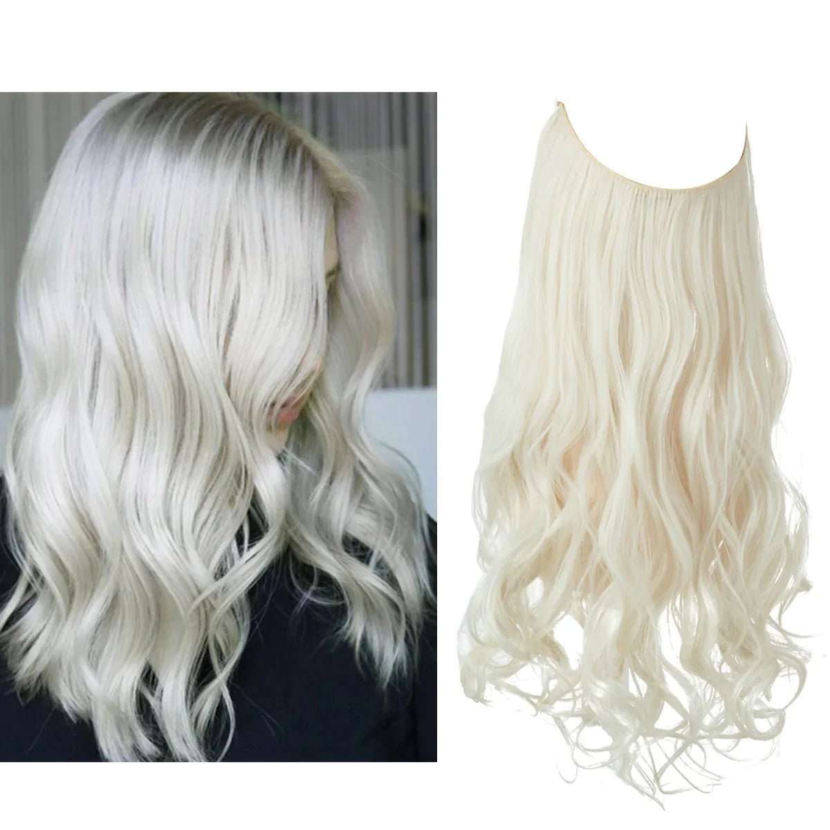 Echthaar Extensions nahtlos hitzestyling-geeignet natürlich – Bild 2