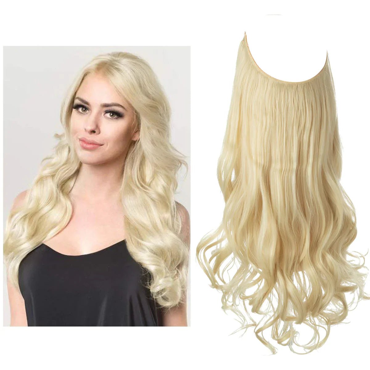 Echthaar Extensions nahtlos hitzestyling-geeignet natürlich – Bild 13