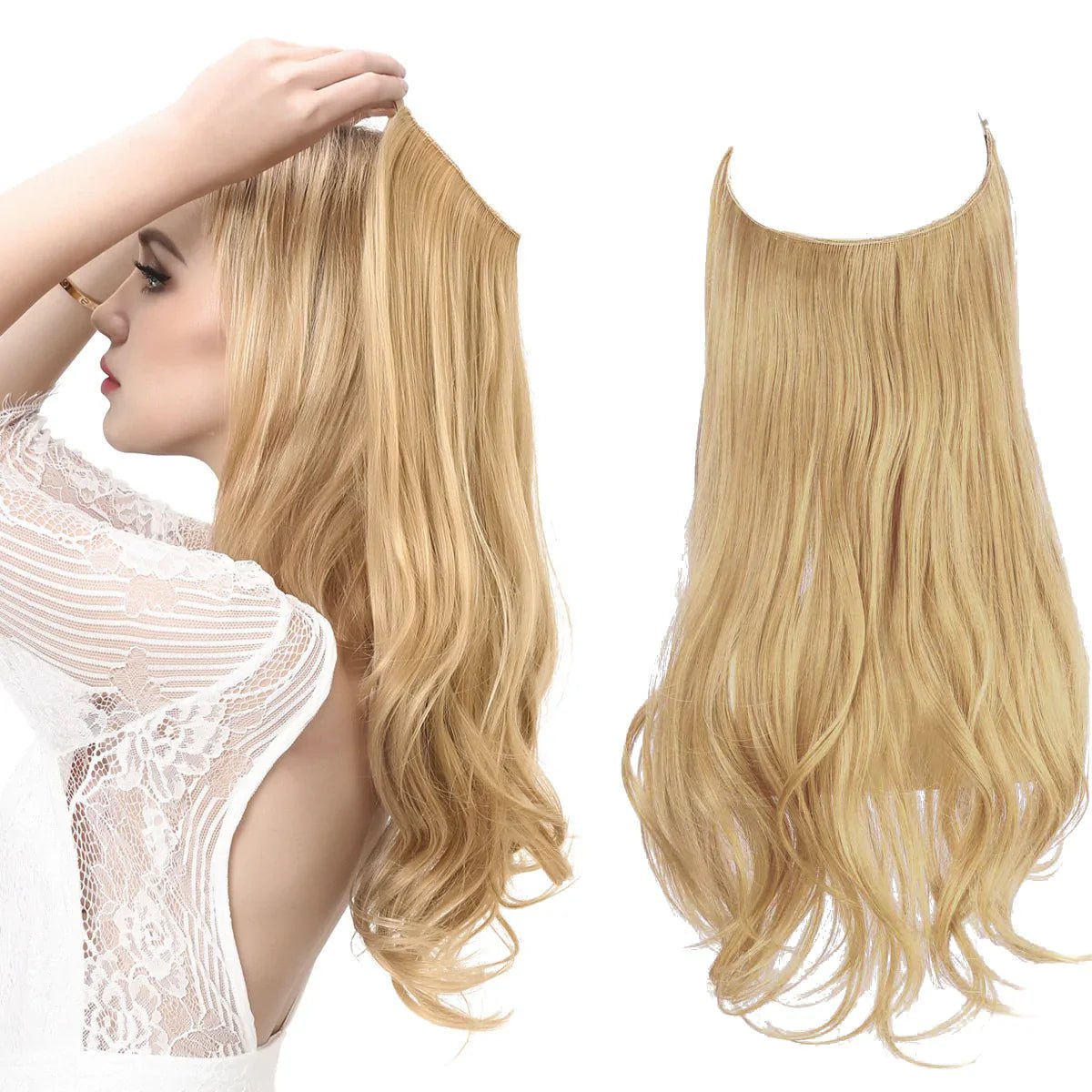 Echthaar Extensions nahtlos hitzestyling-geeignet natürlich – Bild 21