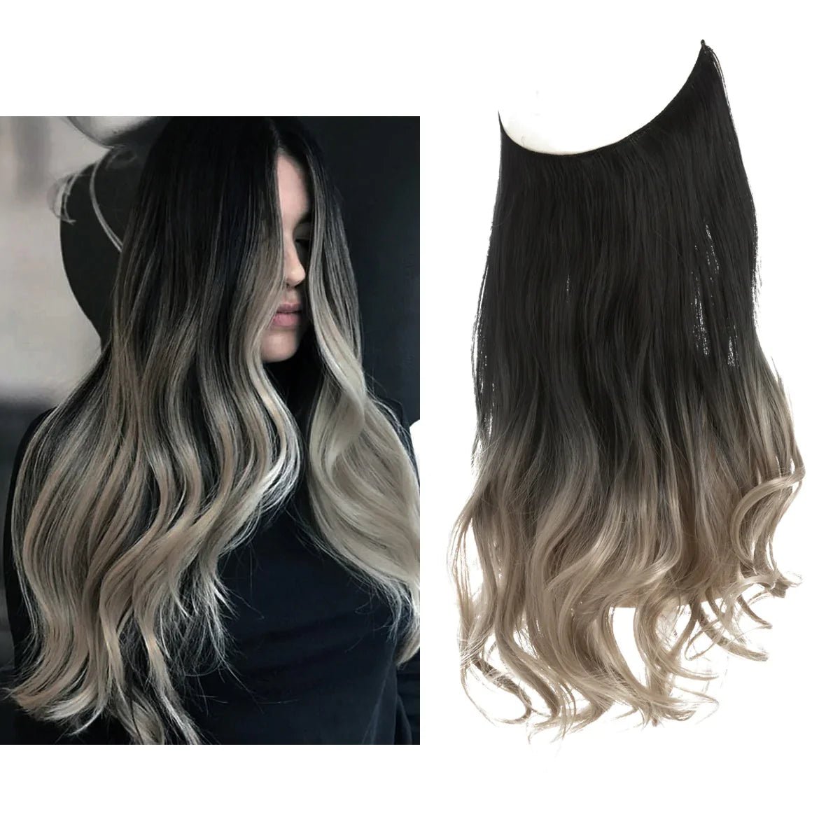 Echthaar Extensions nahtlos hitzestyling-geeignet natürlich – Bild 24