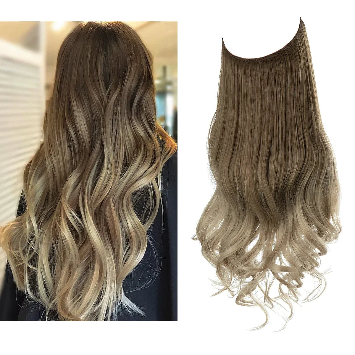 Echthaar Extensions nahtlos hitzestyling-geeignet natürlich – Bild 15