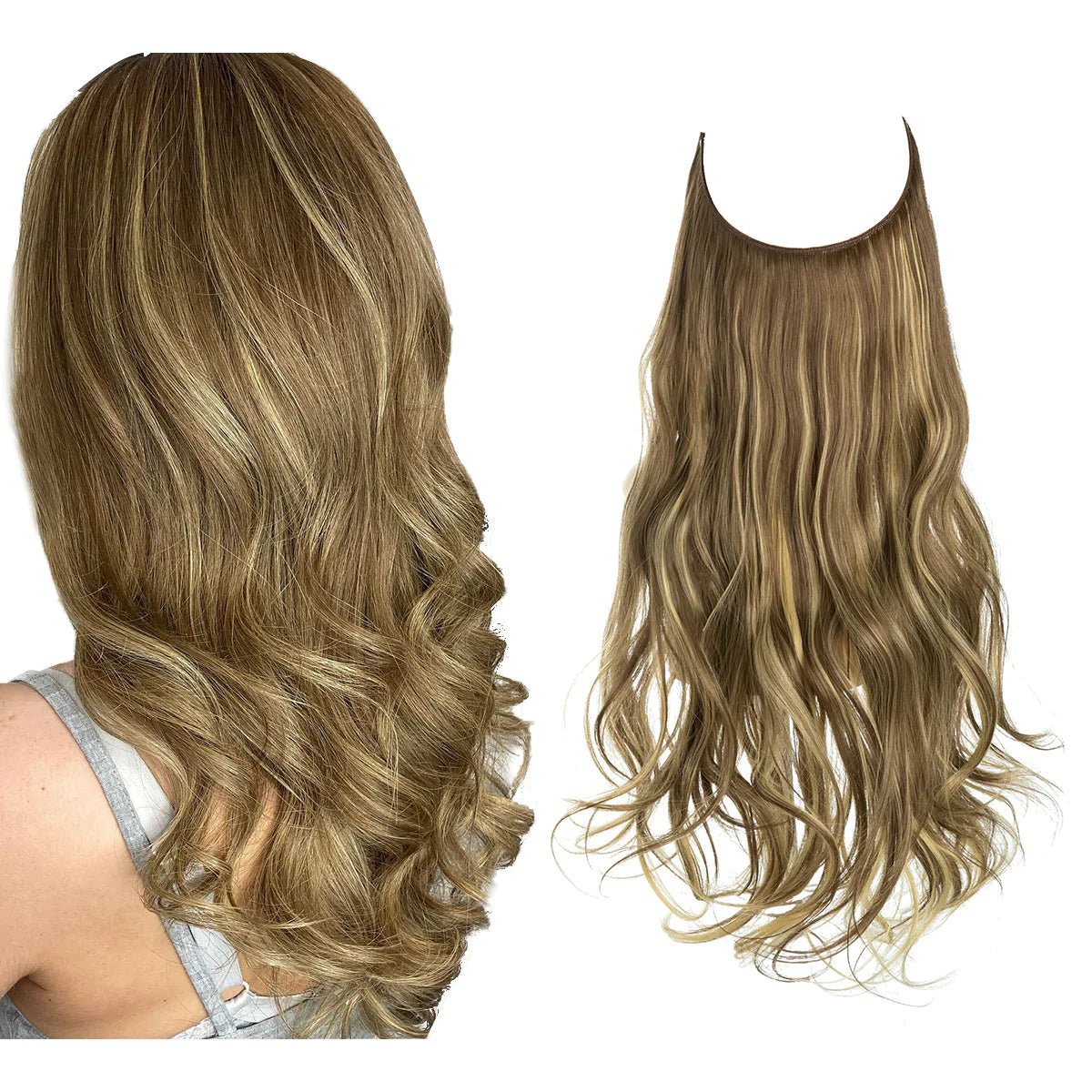 Echthaar Extensions nahtlos hitzestyling-geeignet natürlich
