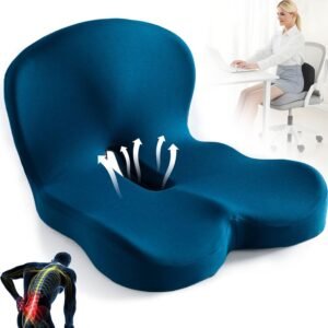 Sitzkissen Memory Foam rutschfest für Druckentlastung
