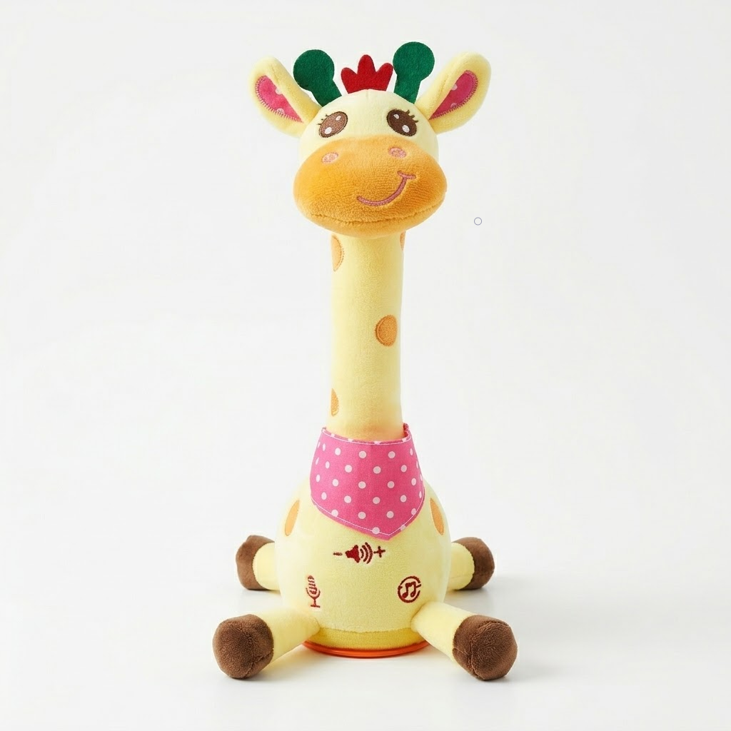 Giraffe Plüschtier singt 60 Lieder & spricht nach, 30cm – Bild 4