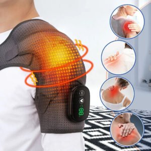 Schulterbandage beheizt massierend mit 3 Stufen & Akku