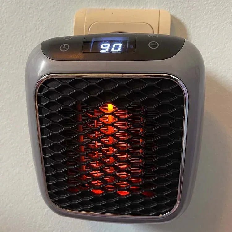 Heizlüfter 800W Keramik mit Filter für Steckdose – Bild 3