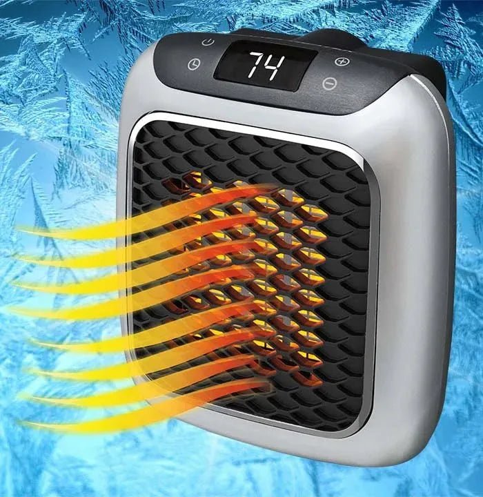 Heizlüfter 800W Keramik mit Filter für Steckdose – Bild 2