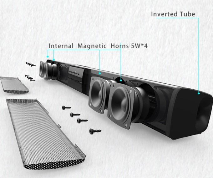 Soundbar Bluetooth V5.0 mit FM, USB & 2000mAh Akku – Bild 5