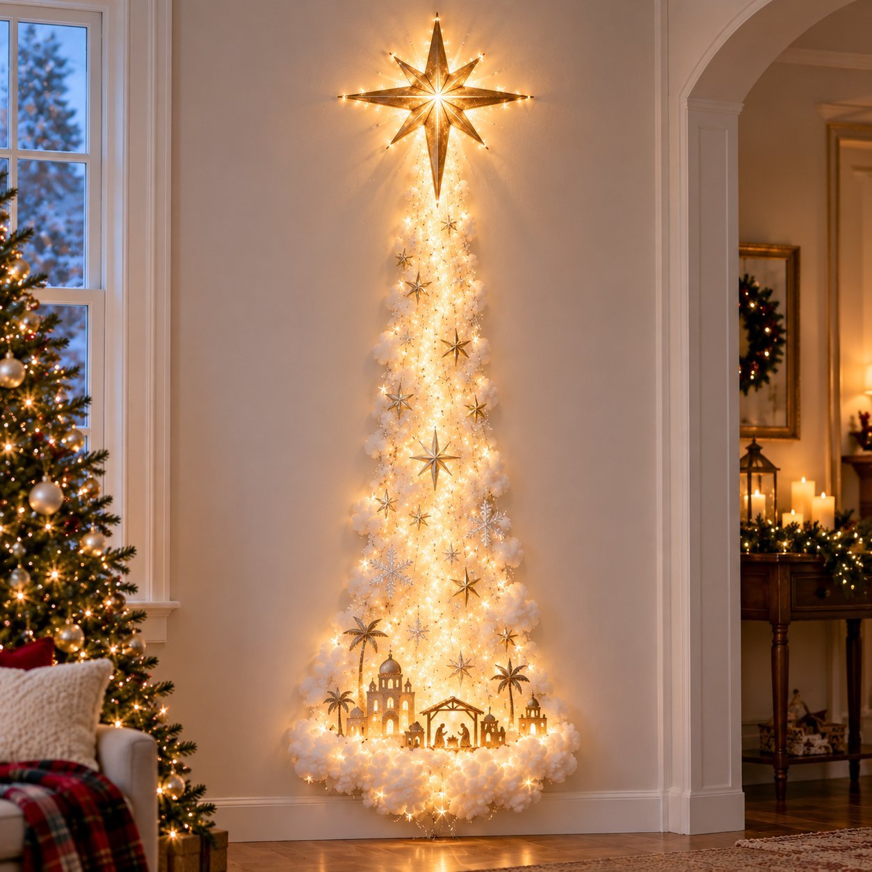 Weihnachts Wandleuchte – Leuchtender Pfad & Bewegungseffekt – Bild 6