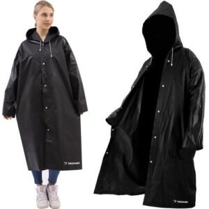 Regenponcho Unisex EVA-Material leicht mit Kapuze