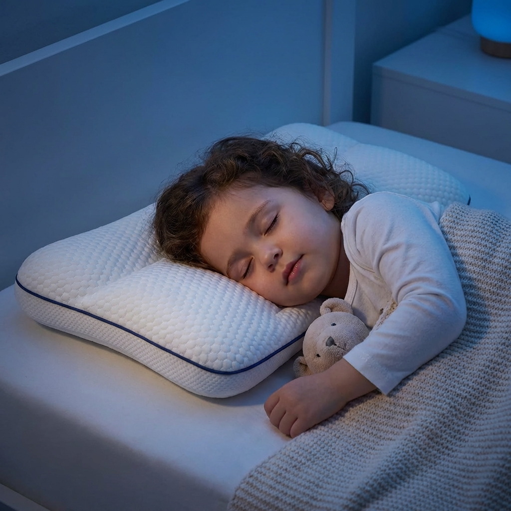 Kissen Kinder viskoelastisch Nacken- & Wirbelsäulenstütze – Bild 2