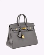Klassische Damen Handtasche aus Vollnarbenleder